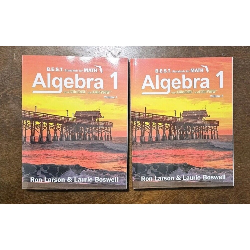 FLORIDA BEST ALGEBRA 1 VOLUME 1 & 2 Unused